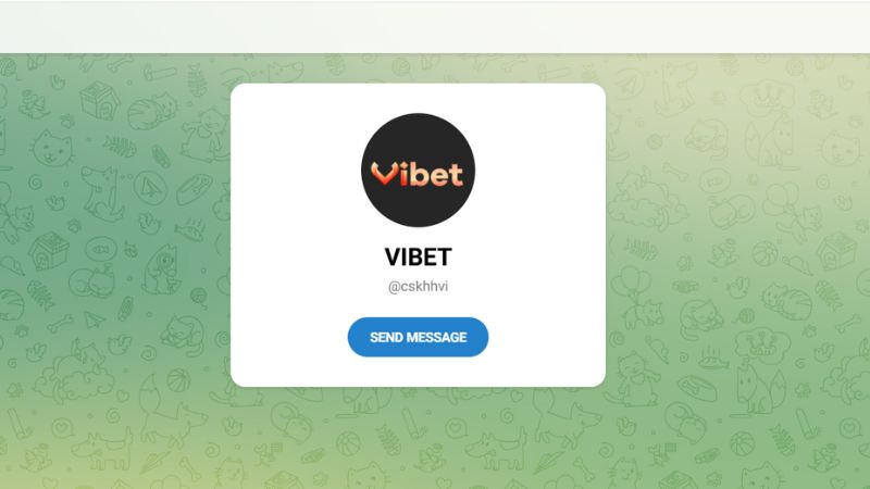 Liên hệ Vibet thông qua các trang MXH