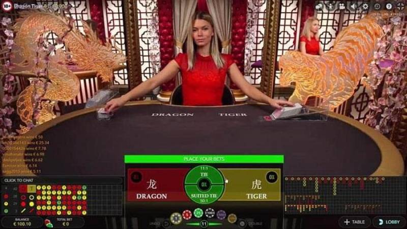 Tham gia Rồng Hổ tại Live Casino Vibet