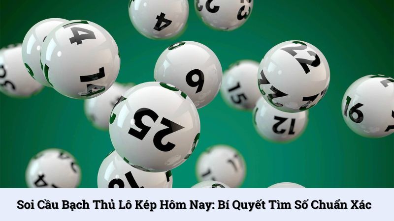 Soi cầu bạch thủ lô kép hôm nay: Bí quyết tìm số chuẩn xác